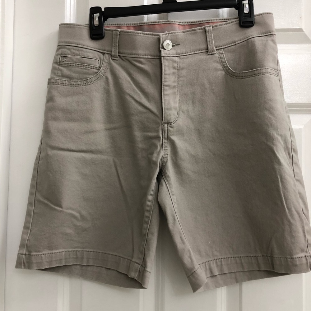 Tan Womenswear Bermuda Shorts